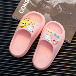 Livraison gratuite Designer Slides Sandal Sliders pour enfants GAI Pantoufle Mules Hommes Femmes Pantoufles Formateurs Sandles Couleur-18 Taille 26-39 XJ