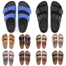 Designer Slides sandaal Slippers Strand Platte Sandaal Luxe Zomer Dame Lederen Slippers Heren Dames