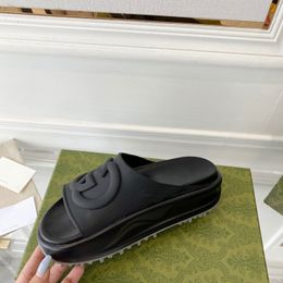 Designer Slides Women Man Slippers Luxury sandals merk Sandalen echte lederen flip flop flats glijbaan casual schoenen sneakers laarzen door fen 002
