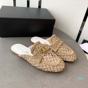 Designer Slides Dames Man Slippers Luxe Sandalen Merk Sandalen Echt leer Slippers Flats Slide Casual Schoenen Sneakers Laarzen per merk