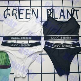Ontwerper Sling Swimwear Letter Print Sport Bra Classic Dames Bikini Set Fashion Underwear Sister Swimsuit