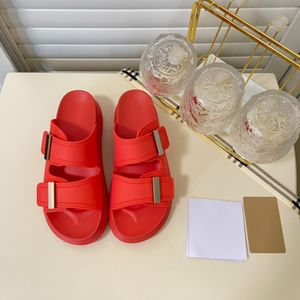 Designer Slipper Luxe Slides Merk Sandalen Dames Slide Heren Slippers Platte bodem Flip Flop Design Sneakers Lederen Sandaal door 1978 W266 02