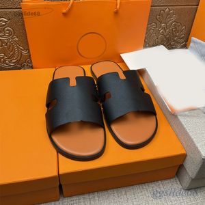 Designer slipper sandaal kalfsleer pantoffels heren Resort indoor vrije tijd speciale comfortabele slijtvaste schapenvacht zool herenmode stijl