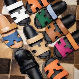 Designer Slipper Sandal Slippers Fashion H Womens Summer Outwear Letter Matsutake Shoes polyvalentes Velcro Bottom Velcro