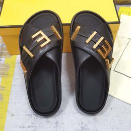 Designer Sandalen Sliders Zomer Strand Mode Dames Heren Luxe Slippers Loafers Chaussure Brief Anatomische Lederen glijbaan