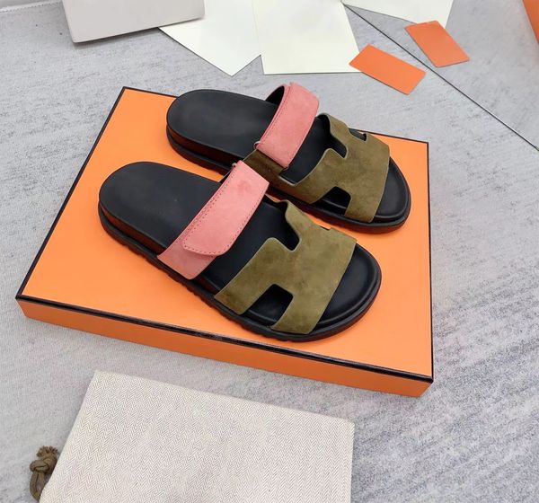 designer pantoufle diapositives sandale été sandles chaussures hommes marque classique plage diapositives femme décontractée à l'extérieur pantoufles curseurs sandales de plage 10A avec box35-45