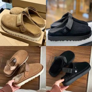 Designer Slipper Tazz Tasman Pantoufles Goldenstar Clog Pantoufles Boston Clogs Golden Star Beach Sandal Femmes Hommes Automne Moutarde Graine Châtaigne Hiver Été Pantoufle