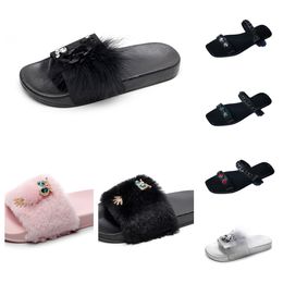 Designer pantoufle femmes hommes été sandale mode canvan plat mule plate-forme à talons hauts sandale plate-forme curseur chaussure GAI noir