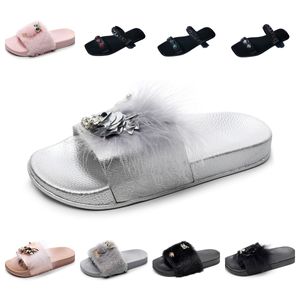 Designer slipper dames heren zomer sandaal mode canvan Flats Mule Platforms Hoge Hak Sandaal platform sliders Schoenen GAI wit