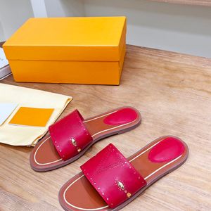 Designer pantoufle femmes pantoufles sandales de luxe marque sandales en cuir véritable tongs appartements glisser chaussures décontractées baskets bottes par marque 343