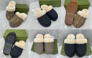 Designer Slippers châtaigniers glissements de fourrure de mouton classique ultra plate-forme botte d'hiver pour femmes chaussures à enfiler en daim