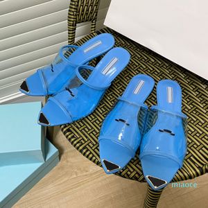 Designer Slippers Fashion Women Sandals Femme Transparent Slipper Shoes Slides Sandal Taille 35-40