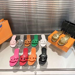 Designer Slippers Favoriete eenvoudige import Glides Acogs Vrouwen Demel Holle Back V -vormige klassieke schoenen Dragen goed