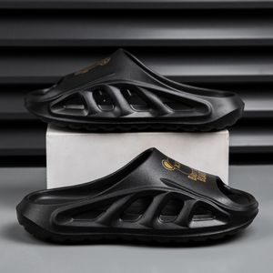 Livraison gratuite pantoufles de créateur pour hommes sandales diapositives noir blanc gris été plage pantoufle intérieure-2 GAI taille 40-45