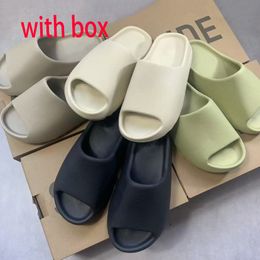 Designer Slippers Man Slipper Sandalen Slides Dames Sandaal Pantoufle Witte Hars Pure Oker Bone Foam Runner Heren Dames Slide EVA Slidersrunner Clog Roet Schoenen