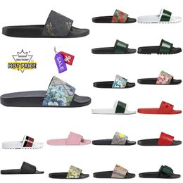 Designer Slippers Men Femmes Sandales Blows Slipper Sliptes Flat Rubber Slides Floral Flip Flip Flop Floral Animal Prints Floral Floral Summer Beach Outdoor Tlides