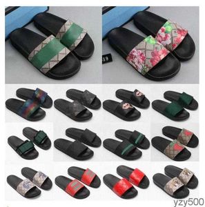 Zapatillas de diseñador Diapositivas de goma Sandalia Blooms Verde Rojo Blanco Web Moda para hombre Zapatos para mujer Chanclas de playa con caja de flores Topsportmarket Tamaño grande 13 48''gg''