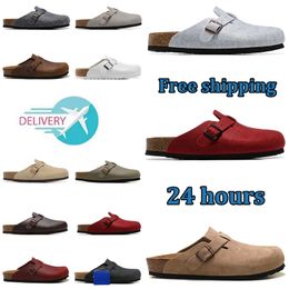 Designer slippers sandaal winter dia's sliders mannen dames rood bruin Suede Snake Leather slide Buckle Strap slipper schoenen sandalen maat 36-46