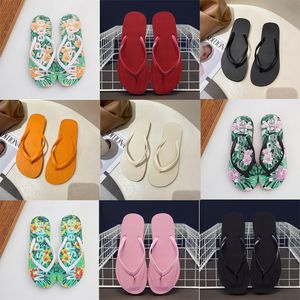 Designer Slippers Sandalen Mode Outdoor Platform Schoenen Klassieke Geknepen Strandschoenen Alfabet Print Slippers Zomer Platte Casual Schoenen GAI-18 Sp