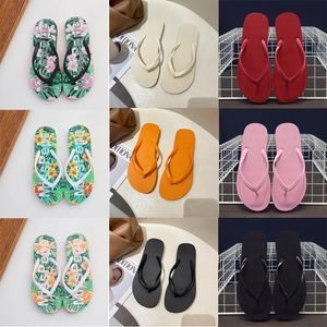 Designer slippers sandalen mode buiten platform schoenen klassieke geknepen strandschoenen alfabet print flip flops zomer flat casual schoenen gai-4