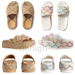 Designer Slippers Sandals Platform Slippers Mules Multicolor Flora glissements à la mode de style facile à porter