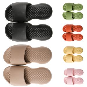 Pantoufles de créateurs chaussures été et automne respirant antidérapant souple rose jaune kaki orange vert hôtels plages GAI autres lieux pantoufles