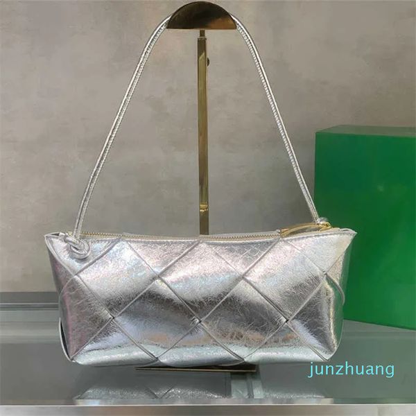 Designer -Small Pouch Luxury Bags Grid Tote Classic Dumpling Underarm Cross Cowhide Girl Single Shoulder Light Luxury