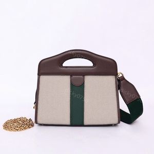 Bolso de mano pequeño de diseñador Totes Ophidia G bolso de hombro para mujer bolsos cruzados bolso de cadena clásico retro Bolso de compras de cuero de excelente calidad dicky0750