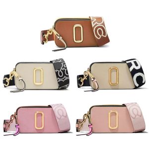 Ontwerper Snapshot camera Schouder handtas envelop tas luxe Dames man Portemonnee portemonnee Leren draagtas Crossbody tas mode make-up reizen roze riem clutch kofferbak Tassen