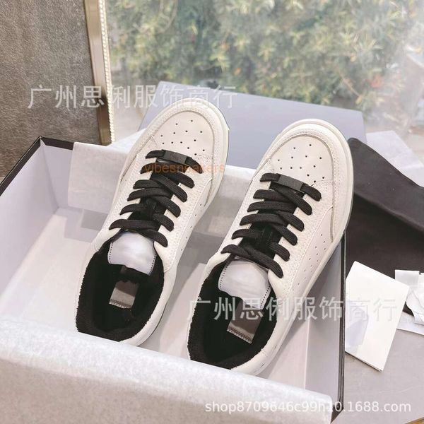 Sneaker Sneaker Chaneles Chaussures Chaussures Panda Summer Bouche peu profonde Lace Lace Jelly Sole Colore Sports Board Chaussures