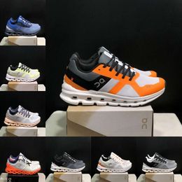 Zapatillas de deporte de diseñador Cloudrunner Zapatos para correr Heron Glacier Black Flame Cloudstratus Frost Niagara Undyed White Creek Chambray Lavender Hombres Mujeres Entrenador Tamaño 36-45