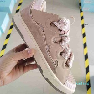 Sneaker designer Sneakers en moules en cuir en relief pour hommes chaussures à lacets de chaussures pour femmes