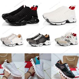 Designer Sneaker Mannen Vrouwen Casual Schoenen Bezaaid Spikes Schoenen Mode Platform Sneaker Platte Gekarteld Wandelen Trainers Size35-47