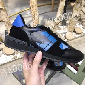 Designer Sneaker Trainer Casual Schoenen Kalfsleer Wit Groen Rood Blauw Letter Overlays Platform Mode Luxe Lage Sneakers Maat 39-45 xgl210303