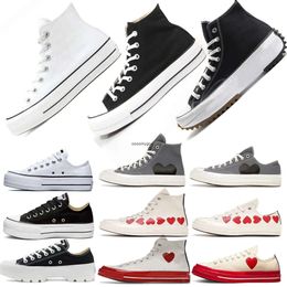 Diseñador zapatillas de lienzo para hombres plataforma zapatos de mujeres gruesas zapatos casuales de fondo primavera y otoño zapatos de diseño para hombres