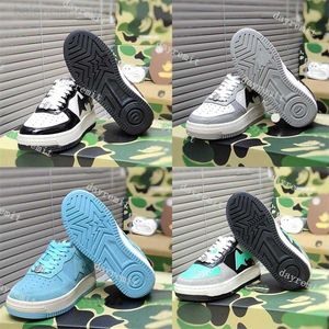 Designer sneakers Casual schoenen Monkey vorm Bapestas sterren vrouwen heren platform een ​​badende aap camouflage sta medicom speelgoed camo sneaker joch