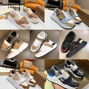 Dupe Designer Sneakers Geruite schoen Herenschoenen Vrijetijdsschoenen Vintage gestreepte sneaker Flats Platform Trainer Merk Klassieke schoen Season Shades Trainers