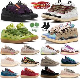 Designer Sneakers Curb Men Women Lederen Jurk hardloopschoenen buitengewone casual sneaker kalfslin nappa platform heren sporttrainers 42 s