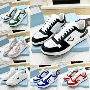 Designer Sneakers Downtown Casual Schoenen Mannen Vrouwen Lederen Sneaker Zwart Blauw Wit Trainer Rood Groen Luxe Basketbal Loopschoenen 36-46