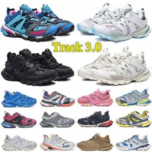 Sneakers de créateurs pour hommes chaussures de course entraîneurs décontractés Balencaig Track 3.0 chaussures triples blancs noirs rétro hauteur nylon imprimé 5a