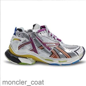 Designer Sneakers Men Platform Tracks Runners 7.0 Transmit Sense Retro Trainers Runner Rice Pla Tinum Chaussures décontractées en plein air 36-46 avec boîte NO471