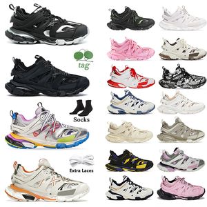 Designer Sneakers Heren Dames Sneakers balanscigas Track 3 3.0 aaa+ Leren sneakers Platform Sneaker Platte rubberen schoen Veterschoen Luxe Outdoor met Stock voor Tag