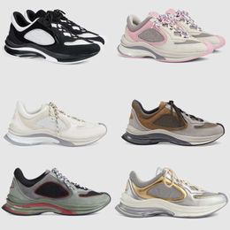 baskets de créateurs run sneaker chaussures de plein air chaussures de randonnée femme tissu perforé garniture en caoutchouc semelle sport formateurs avec boîte 528