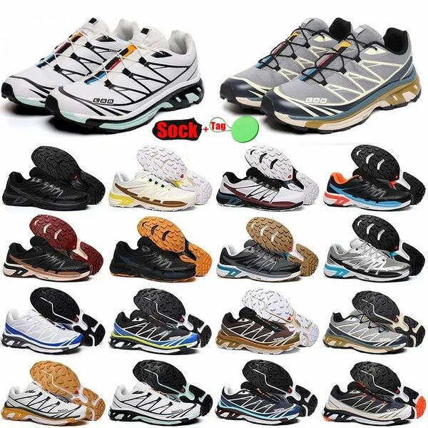 Zapatillas de deporte de diseño Solomon XT6 Zapatos atléticos avanzados para hombre Xapro 3DV8 Triple Black Mesh Wings 2 Blanco Azul Rojo Verde Speed Cross Speedcross Zapatos para caminar al aire libre