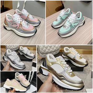 Designer Sneakers Star Luxe Casual schoenen kanaal Heren Vrouw Trainers Sportschoenen klassieke tennisschoenen Dikke bodem veter roze gele sportschoenen