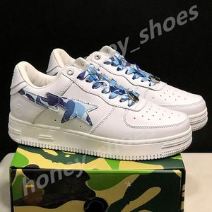 Designer Sneakers Dames Heren Casual Schoenen Platform Big A BATHING APE Camouflage STA MEDICOM TOY CAMO Sneaker KID Monkey Shape Bapstas Stars Schoen 36-45 H41