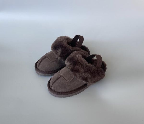 Designer bottes de neige botte d'hiver réel australien enfants garçon fille enfants bébé chaud juvénile étudiant bottine eur25-34 tuoxihg