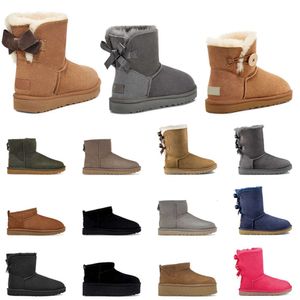 Designer Snow Femmes Bottes Plateforme Australie Australie Tazz Boot Tasman Pantoufles Slip-On Ultra Mini Bow Chestnut Luxurys Marque Femmes Mocassins En Plein Air Chaussures UGGsi