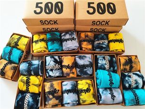 Designer Sock for Men Kousen Grip Socks Motion Cotton All-Match Solid Color Classic Hook enkel Ademend zwart wit basketbal voetbal sportsok met doos
