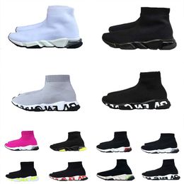 Diseñador calcetines zapatos lujo juvenil sólido color sólido altura de plataforma de costura creciente hombres livianos zapatillas de ajuste puro tejido de punto puro 35-44